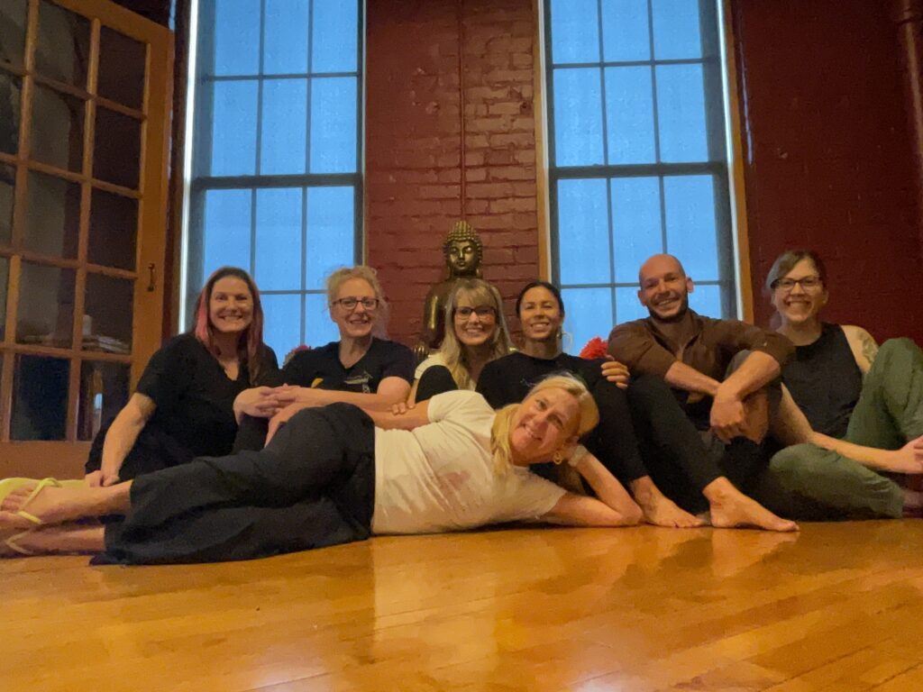 Getting certified in Thai Bodywork at MuggyMoose in Duluth, MN with Margaret!