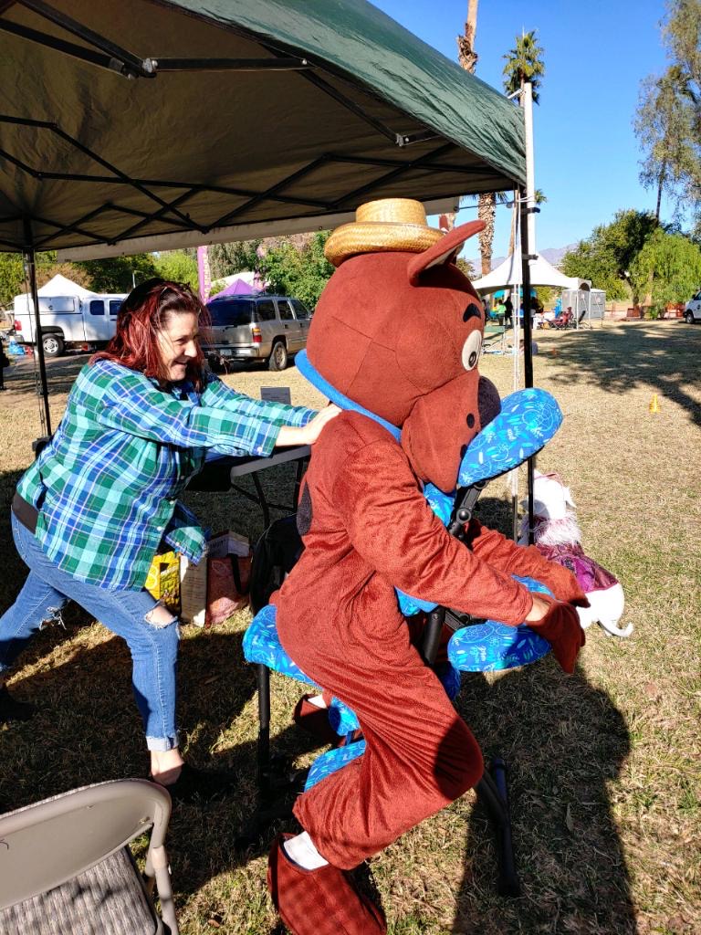 Scooby Doo Chair Massage